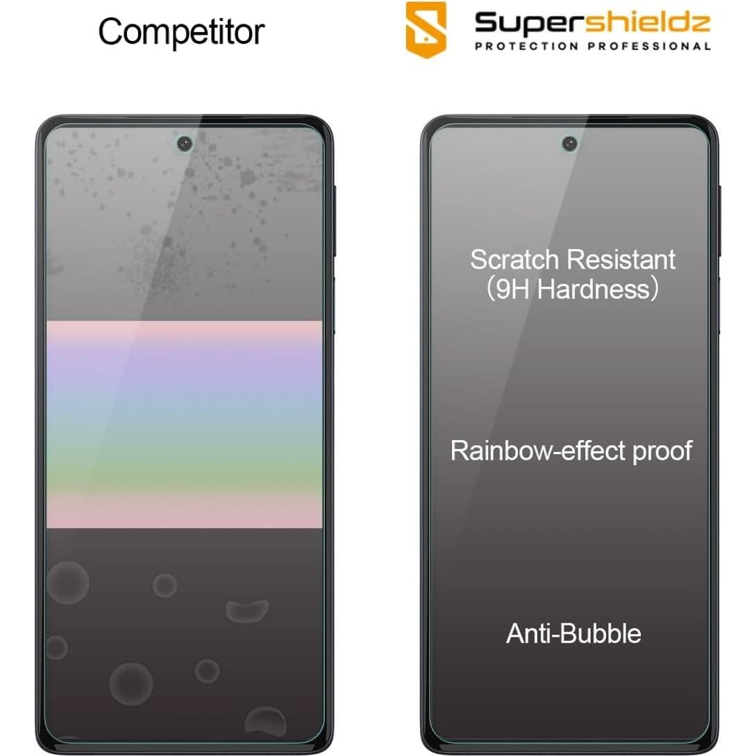 Protector de Pantalla Vidrio Templado Supershieldz para Motorola Edge 2022 - 3 Piezas