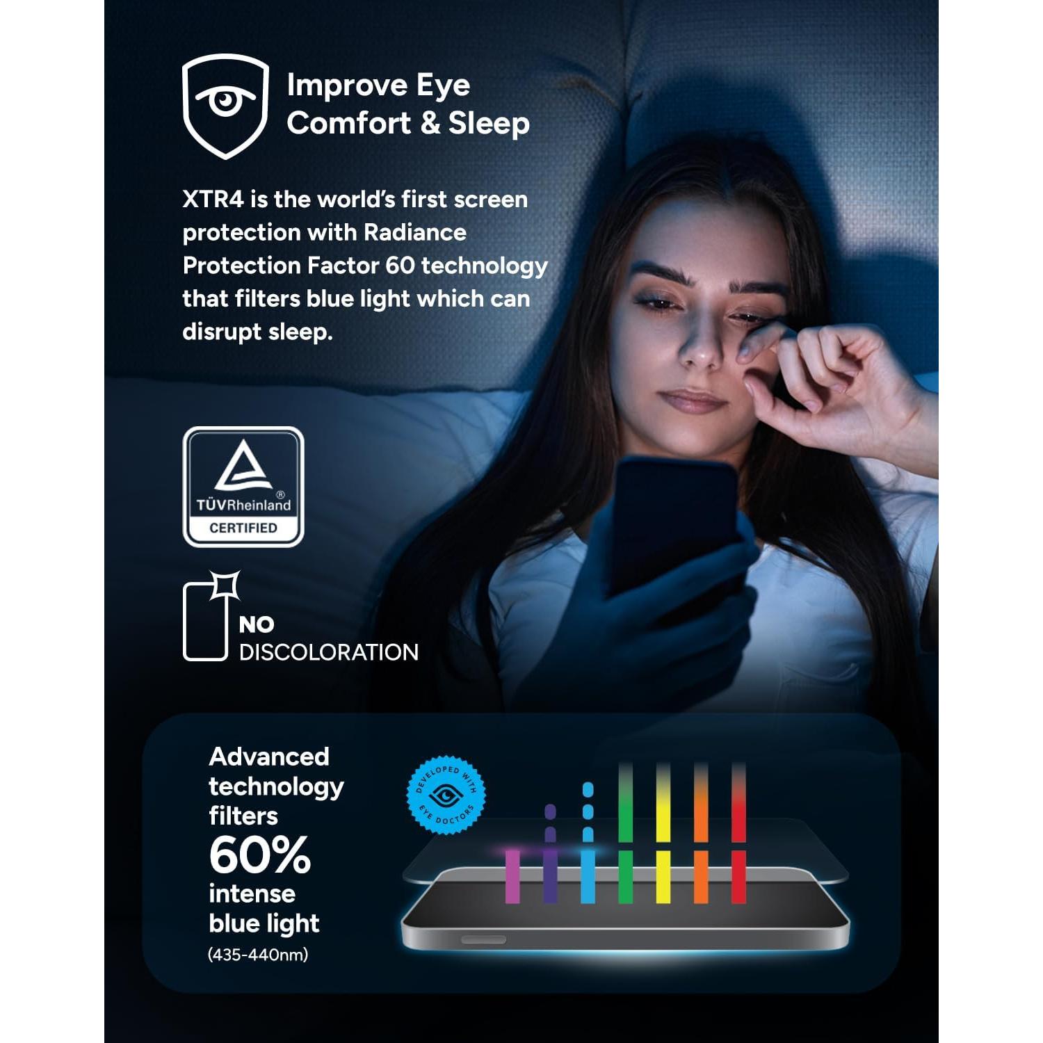 Protector de Pantalla ZAGG XTR4 para iPhone 16 - Vidrio Templado