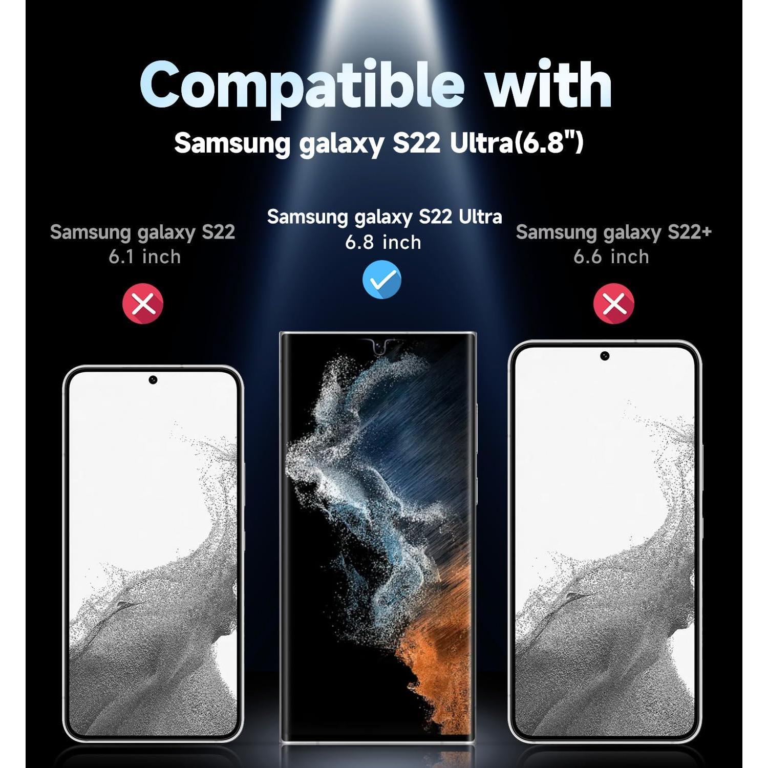 Protector de Pantalla Cerámico MAGIC JOHN para Samsung Galaxy S22 Ultra 6.8"