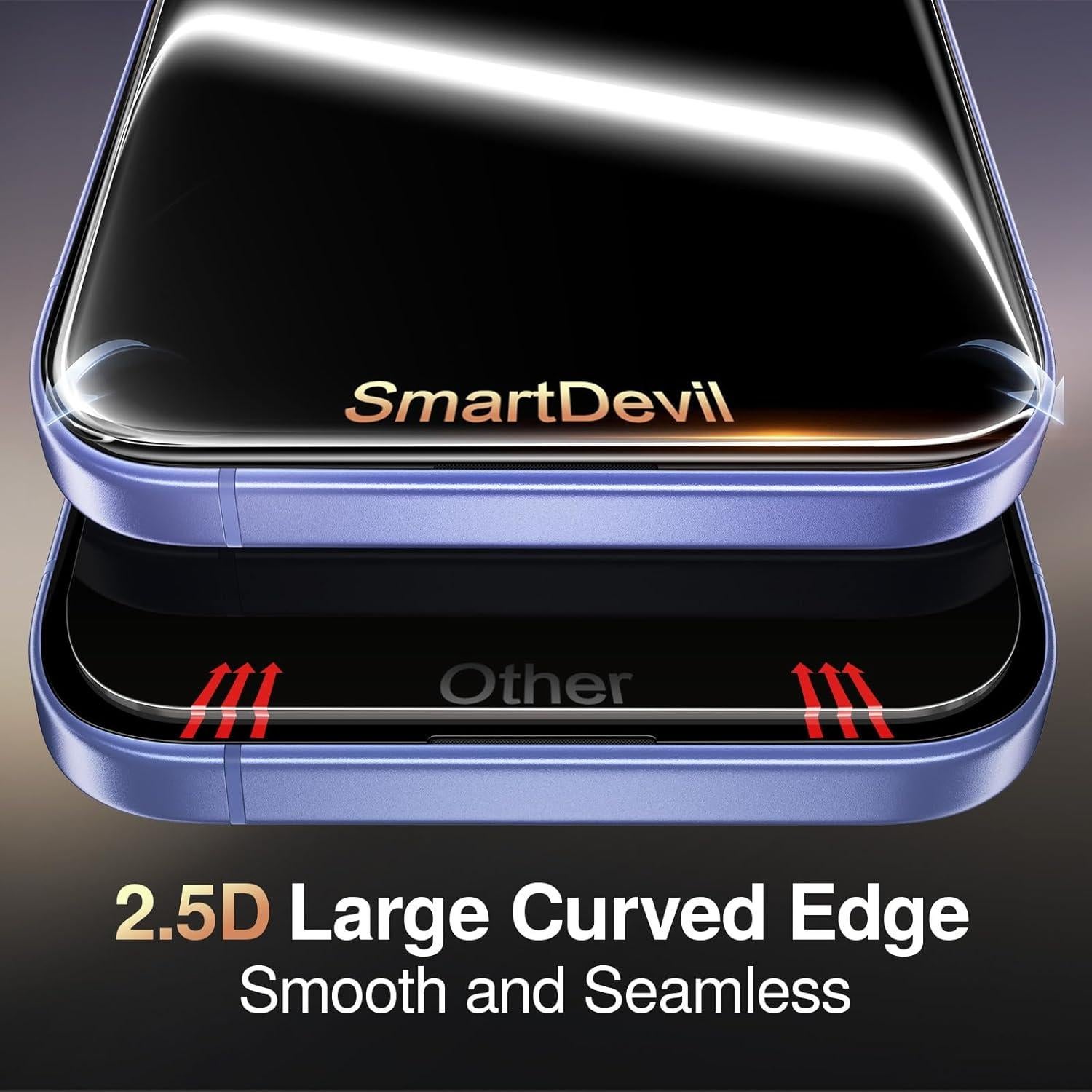 Protector de Pantalla Privacidad SmartDevil para iPhone 16 9H