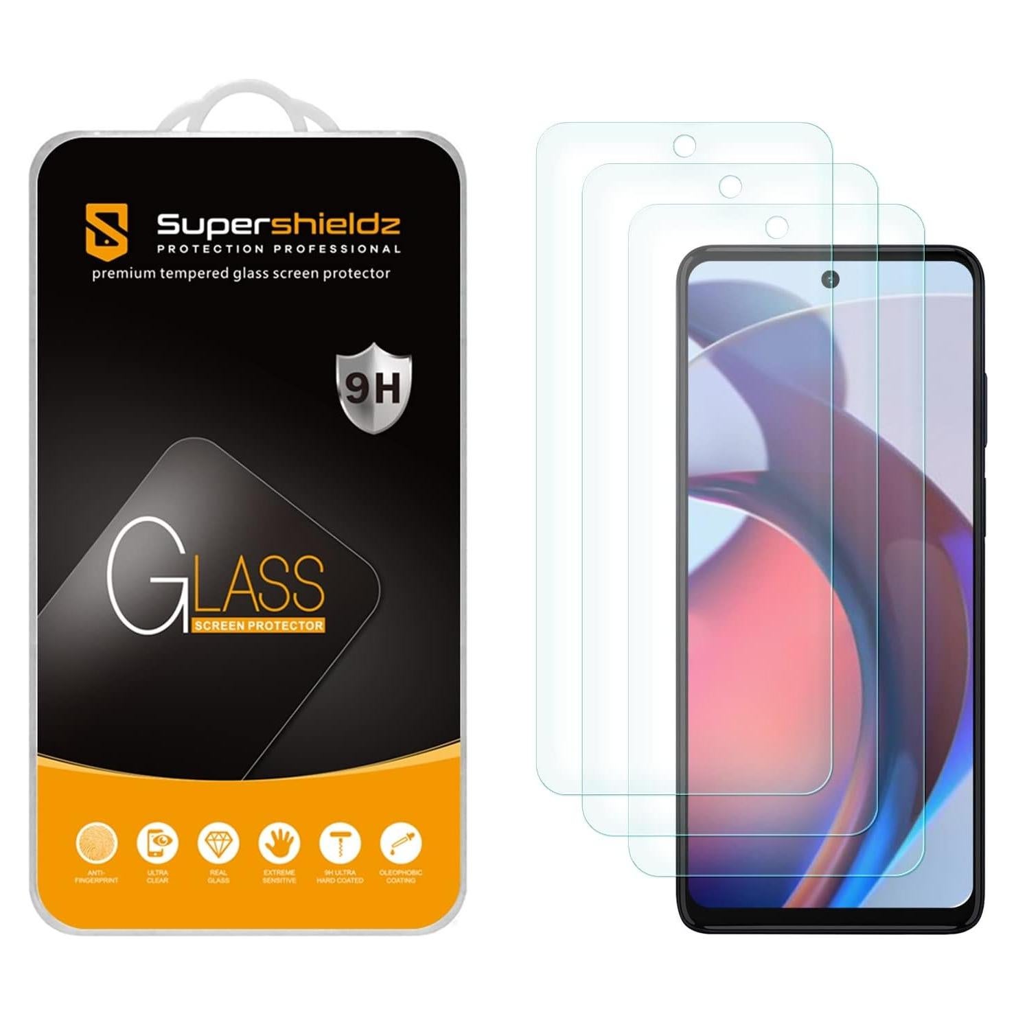 Protector de Pantalla Vidrio Templado Supershieldz para Moto G Stylus 5G