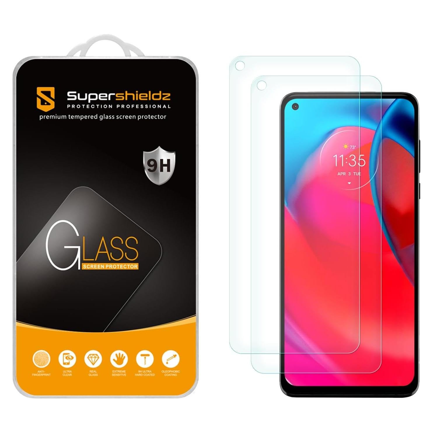 Protector de Pantalla Vidrio Templado Supershieldz para Moto G Stylus 5G