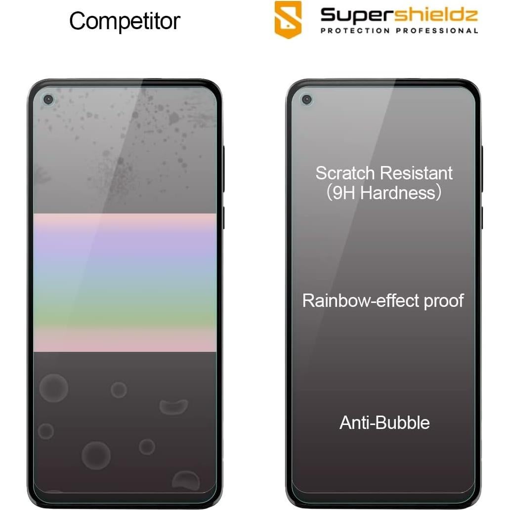 Protector de Pantalla Vidrio Templado Supershieldz para Moto G Stylus 5G