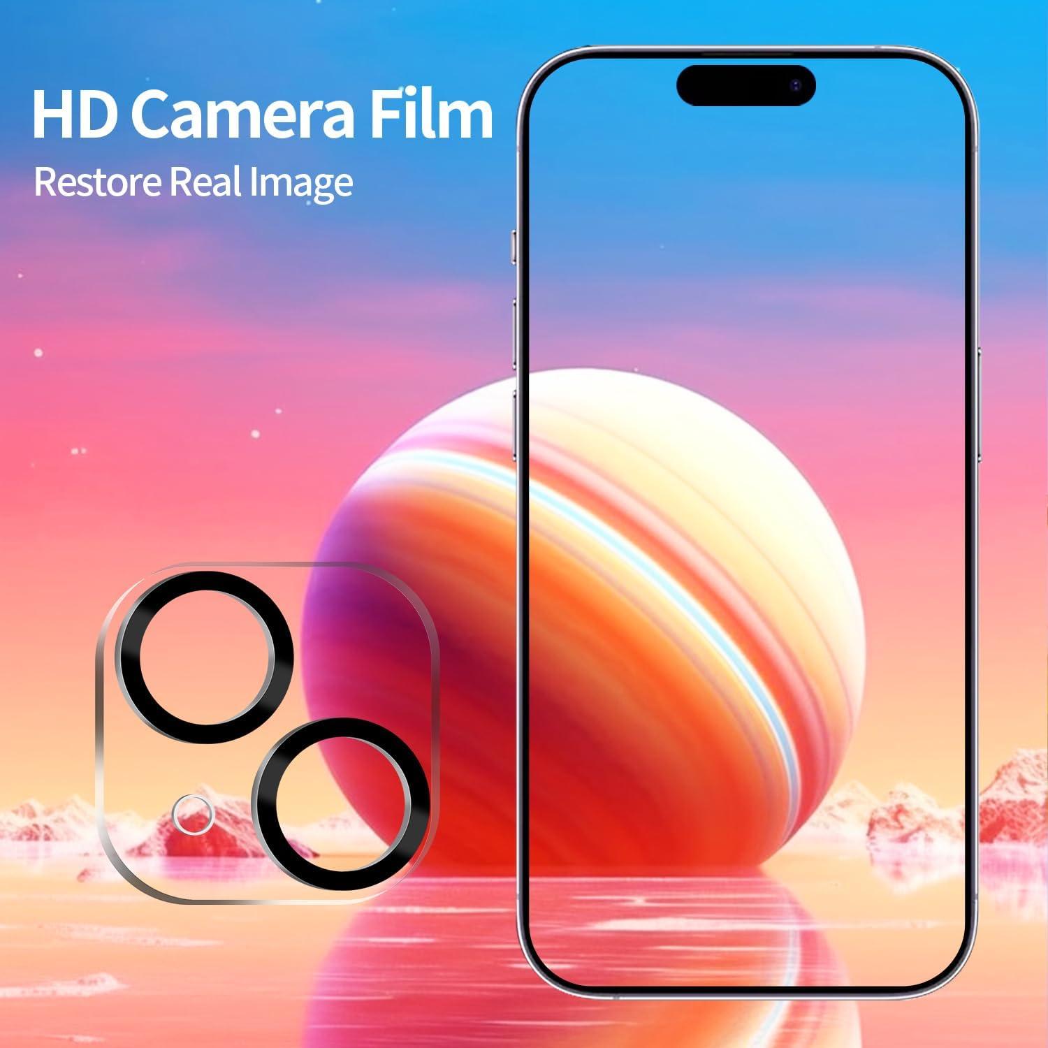 Protector de Pantalla Privado Pehael para iPhone 15 - 4 Piezas