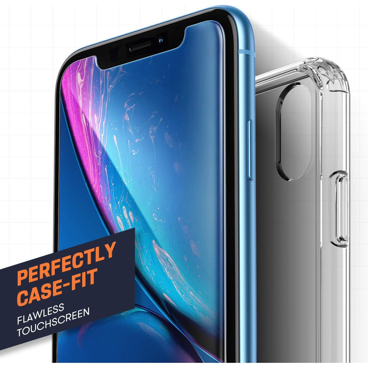 Protector de Pantalla Mkeke para iPhone 11/XR 6.1" Vidrio Templado 9H