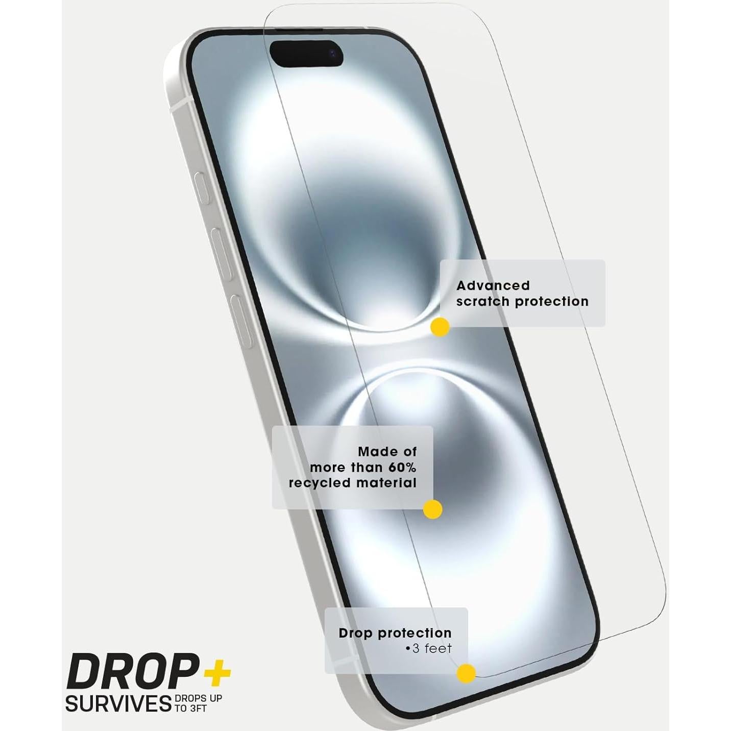 Protector de Pantalla de Vidrio OtterBox para iPhone 16 Pro