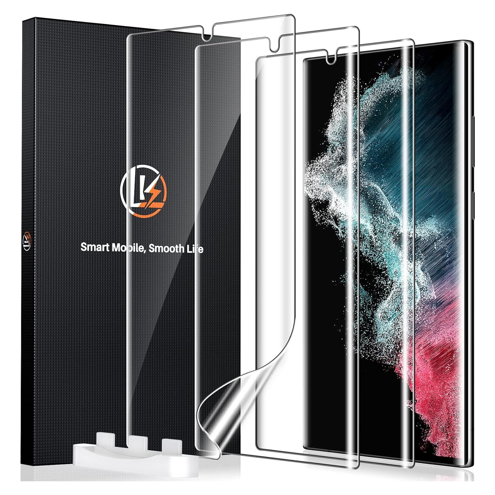 Protector de Pantalla Flexible LK para Samsung Galaxy S22 Ultra 3X