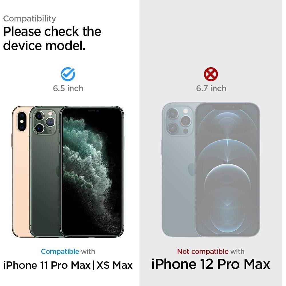 Protector de Pantalla Vidrio Templado Spigen iPhone 11 Pro Max 2 Pzas