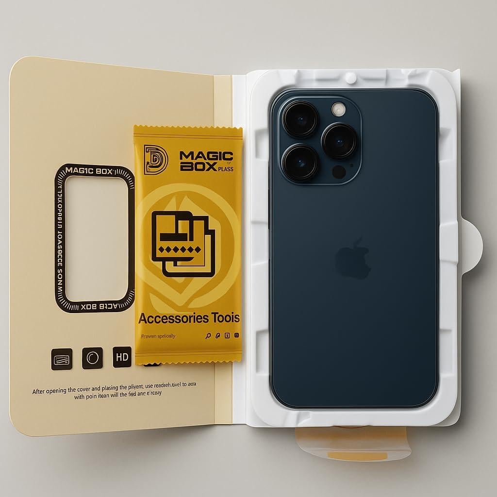 Protector de Pantalla Vidrio Templado BURJME iPhone 16 Pro Max 2-Pack