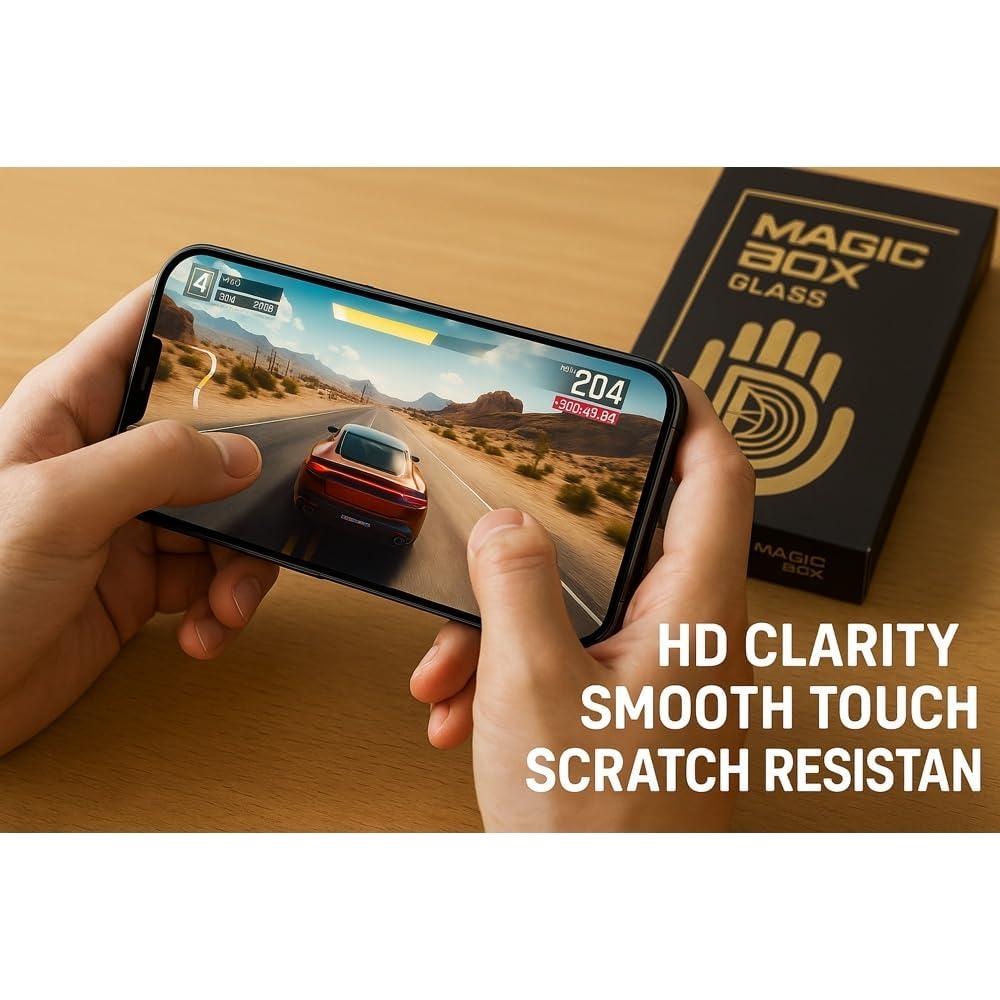 Protector de Pantalla Vidrio Templado BURJME iPhone 16 Pro Max 2-Pack