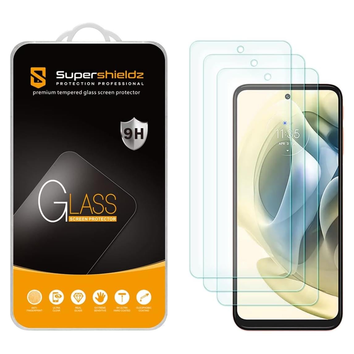 Protector de Pantalla Vidrio Templado Supershieldz para Moto G Stylus 2022