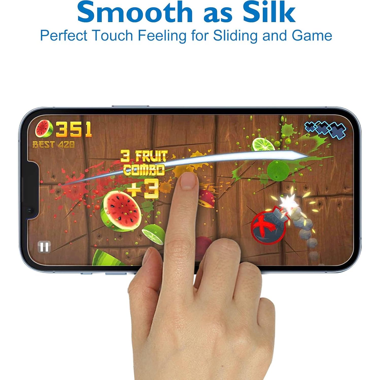 Protector de Pantalla Mate Mothca para iPhone 16e/14/13 Pro 6.1"