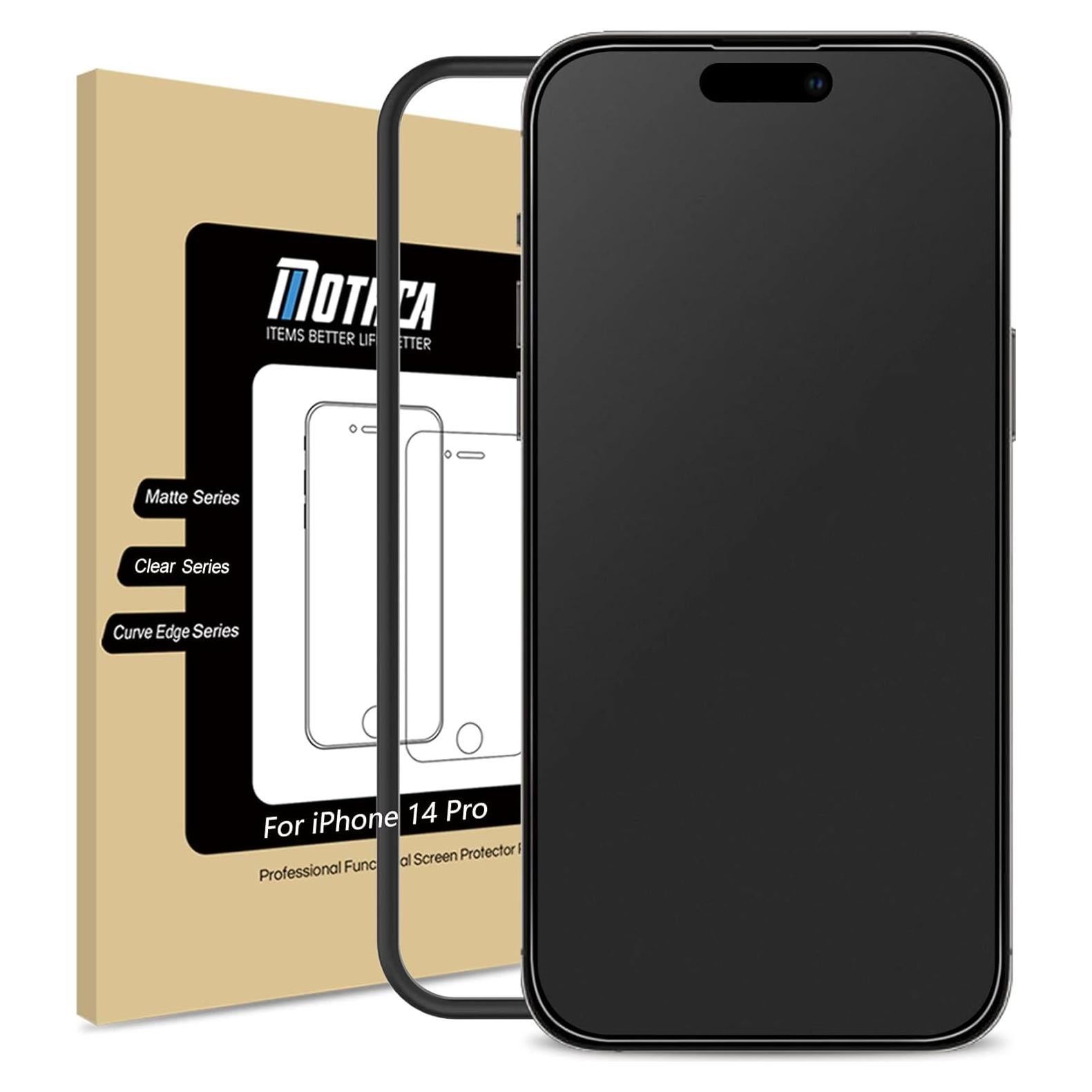 Protector de Pantalla Mothca para iPhone 14 Pro 6.1" Vidrio Mate