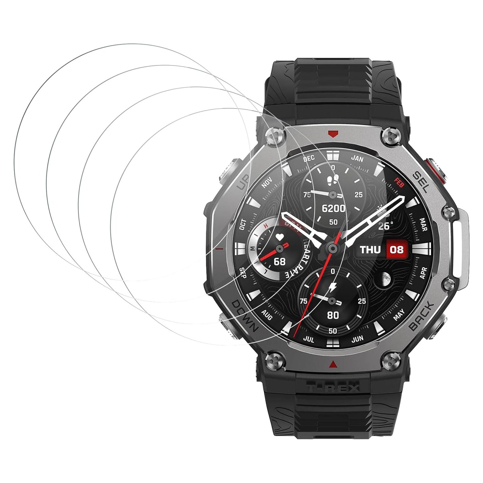 Protector de Pantalla Cristal Templado Joeyu para Amazfit T-Rex 3