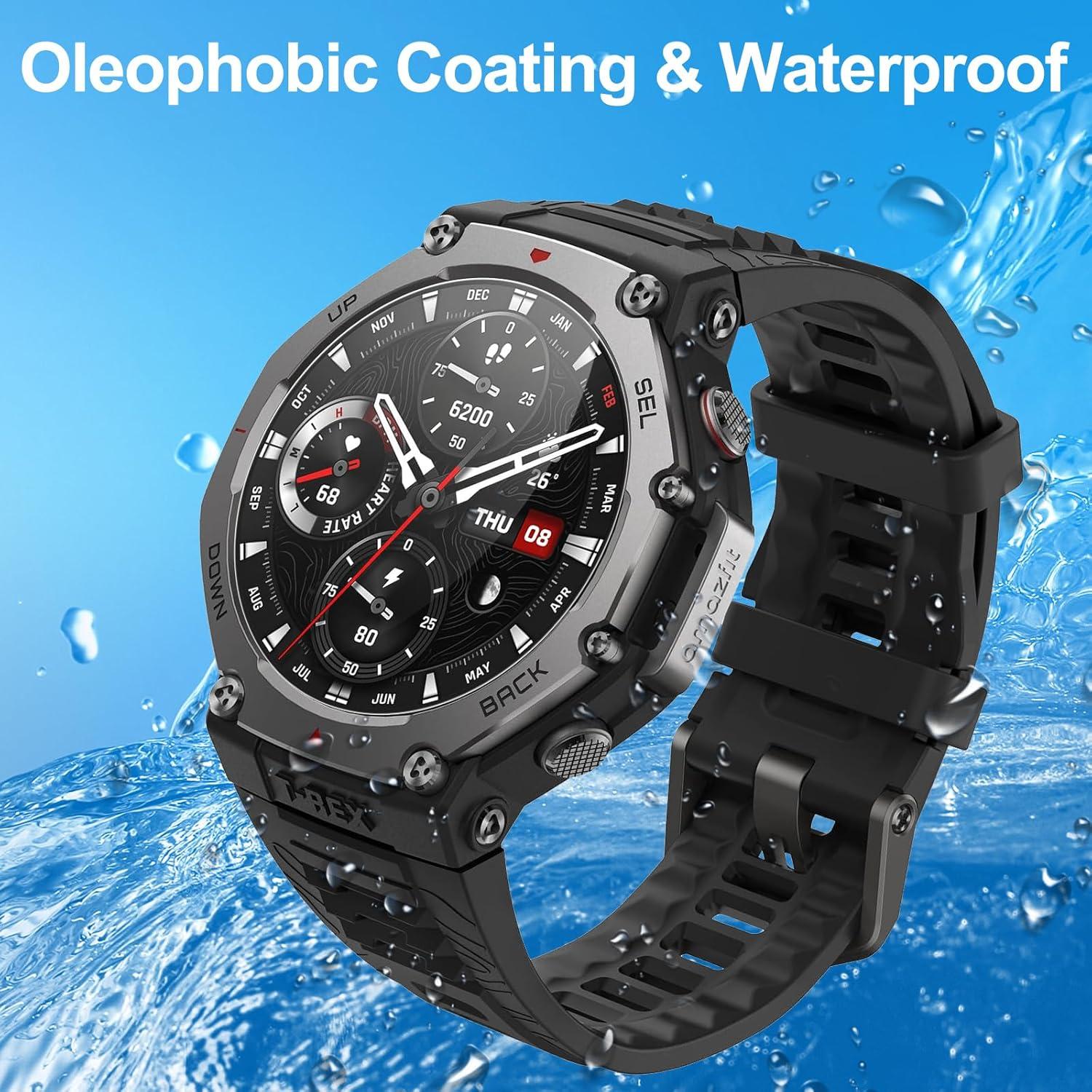 Protector de Pantalla Cristal Templado Joeyu para Amazfit T-Rex 3