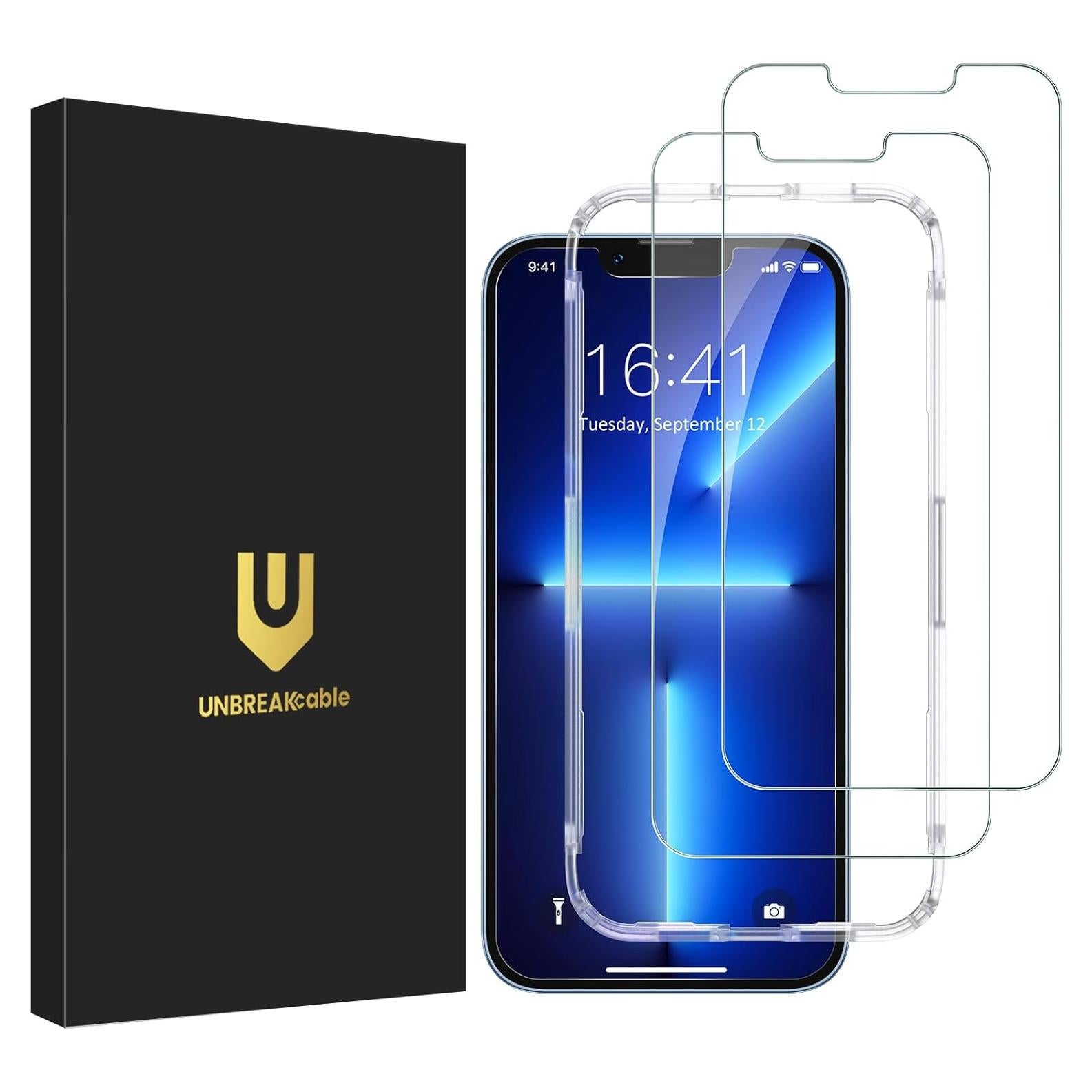 Protector de Pantalla UNBREAKcable Doble Cristal Templado 6.1"