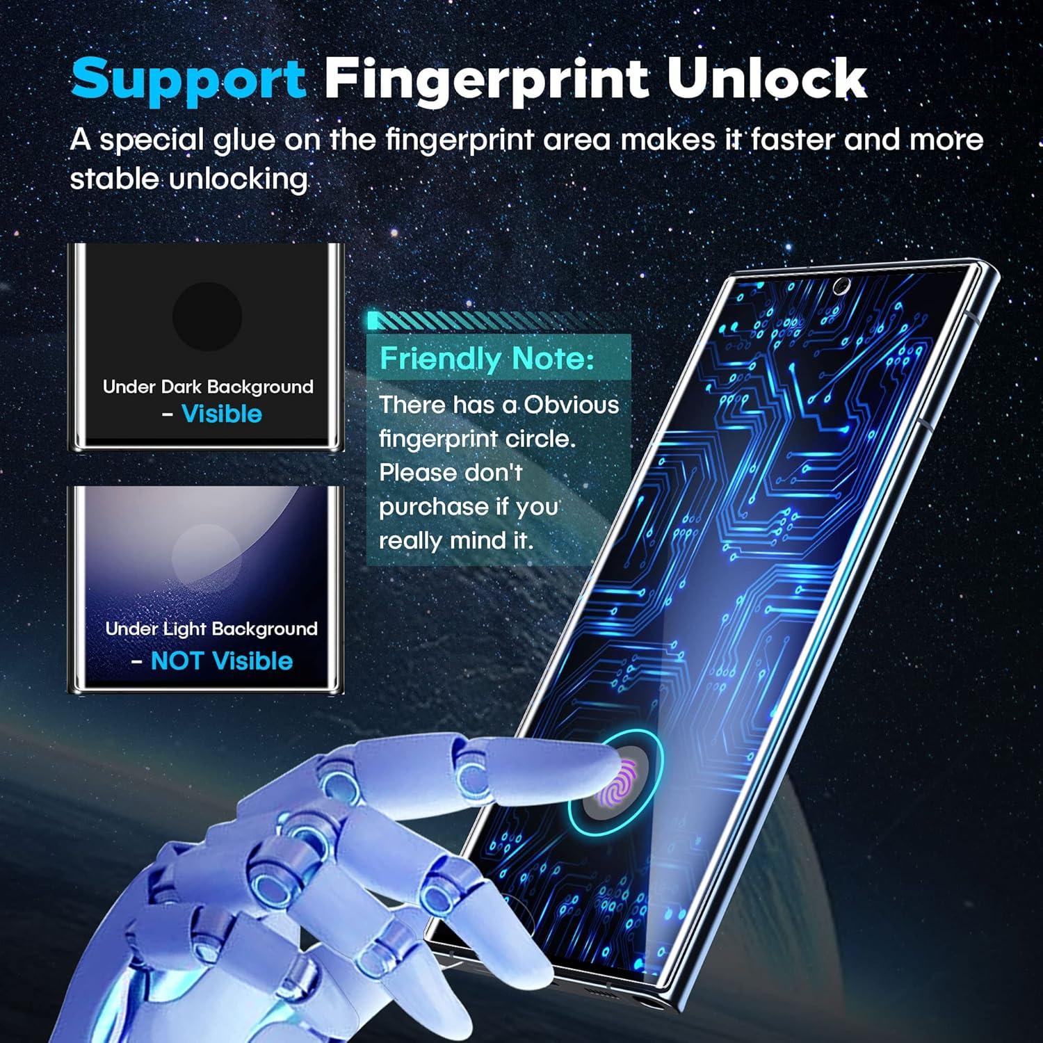 Protector de Pantalla Cristal Templado 9H Samsung Galaxy S23 Ultra