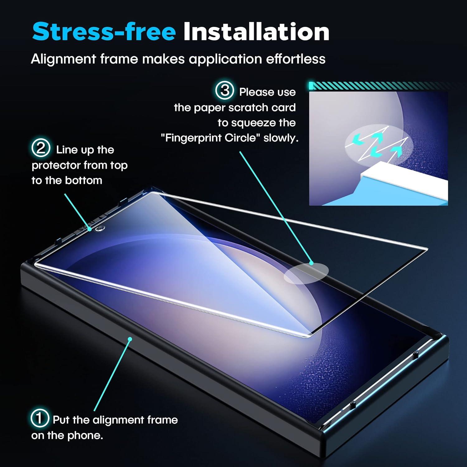 Protector de Pantalla Cristal Templado 9H Samsung Galaxy S23 Ultra