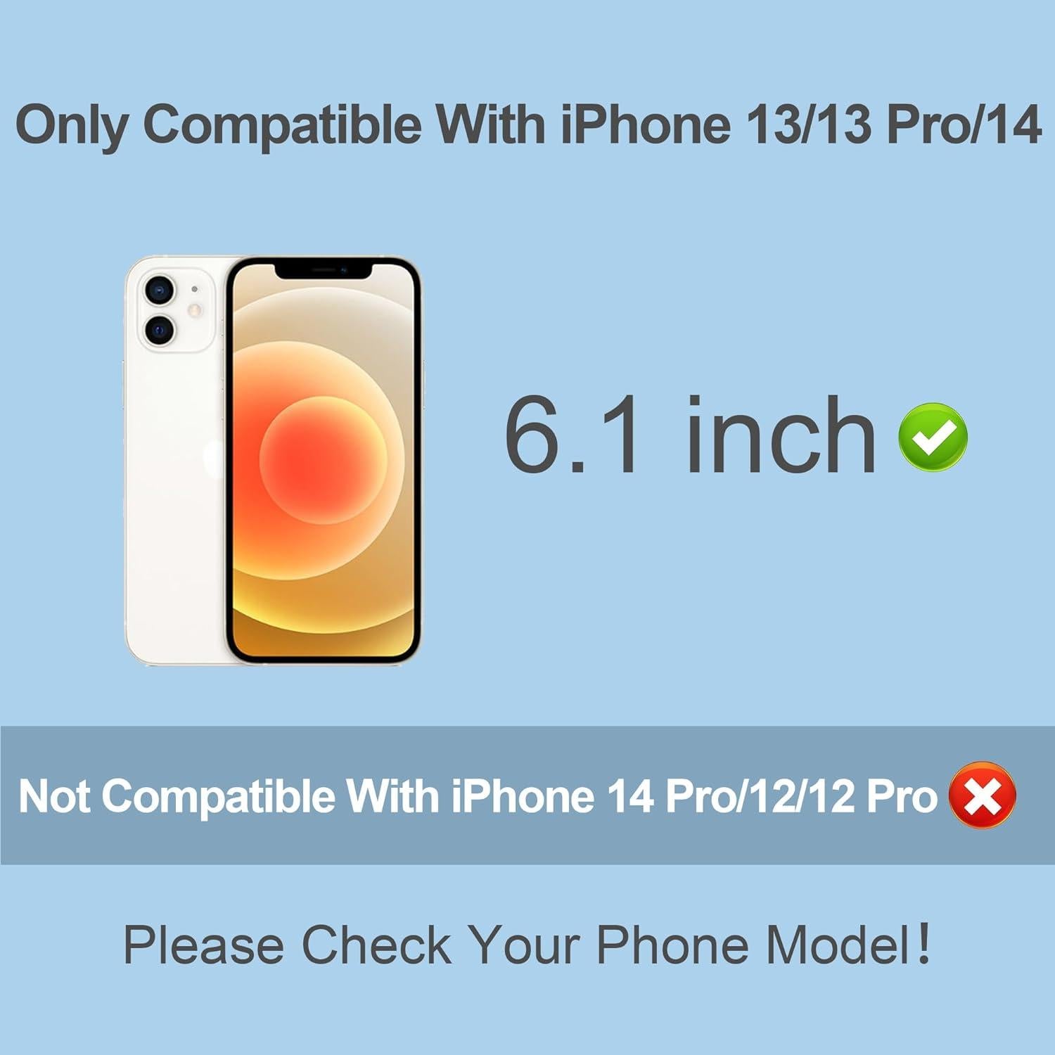 Protector de Pantalla Privado Papikiss para iPhone 13/14 Pro 6.1"