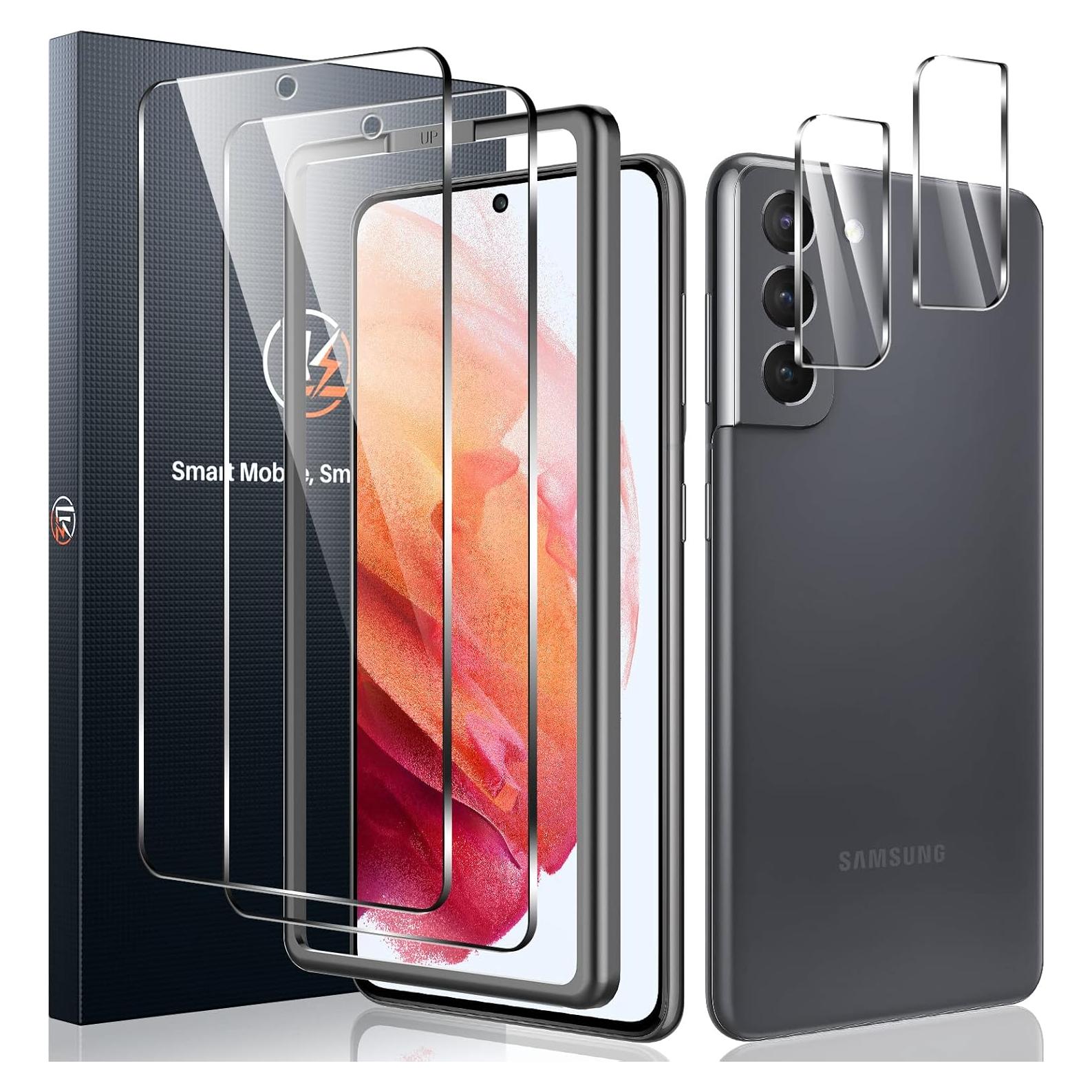 Protector de Pantalla y Lente LK para Samsung Galaxy S21 6.2"