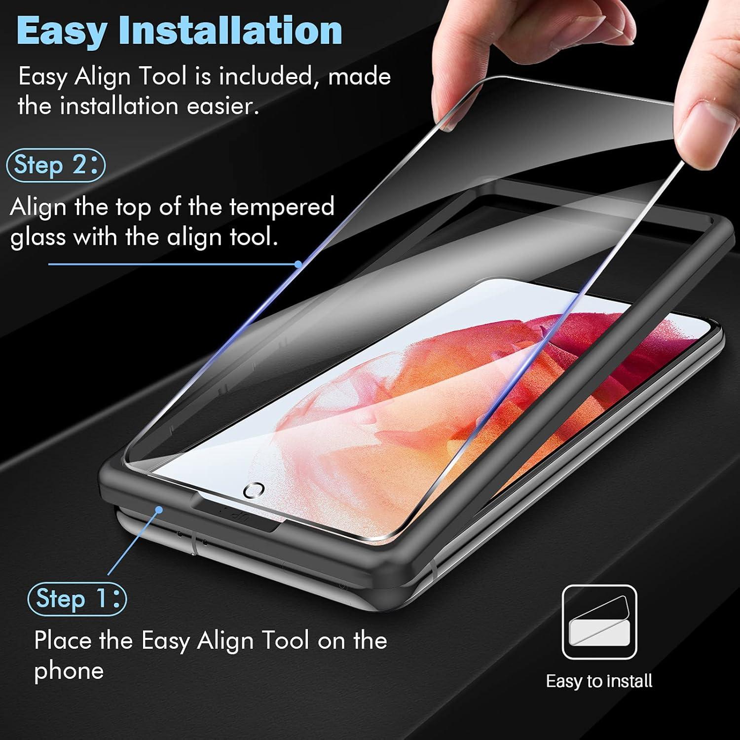 Protector de Pantalla y Lente LK para Samsung Galaxy S21 6.2"