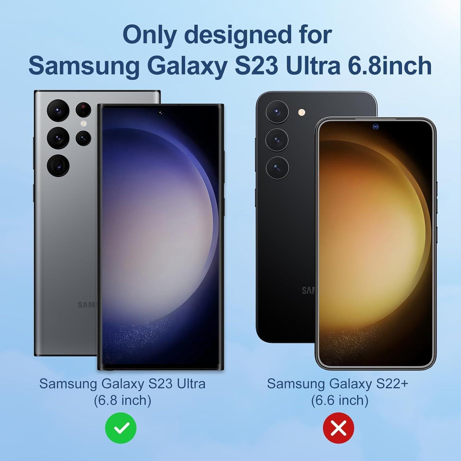 Protector de Pantalla LK para Samsung Galaxy S23 Ultra - 3 Pack