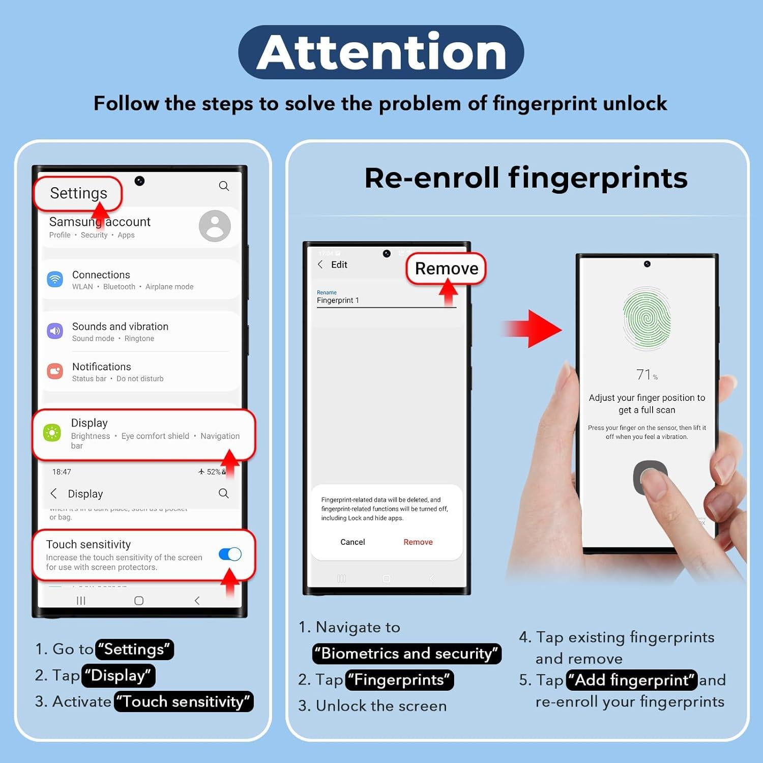 Protector de Pantalla LK para Samsung Galaxy S23 Ultra - 3 Pack