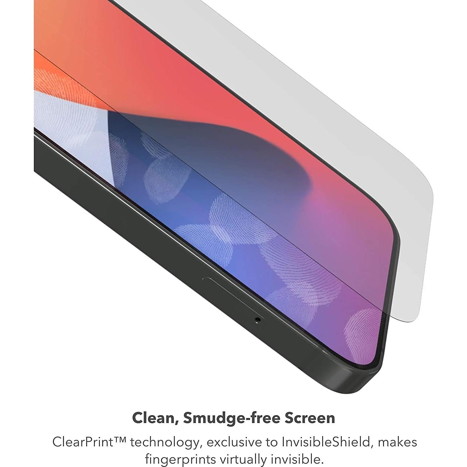 Protector de Pantalla ZAGG InvisibleShield iPhone 12/12 Pro - Cristal Templado Transparente