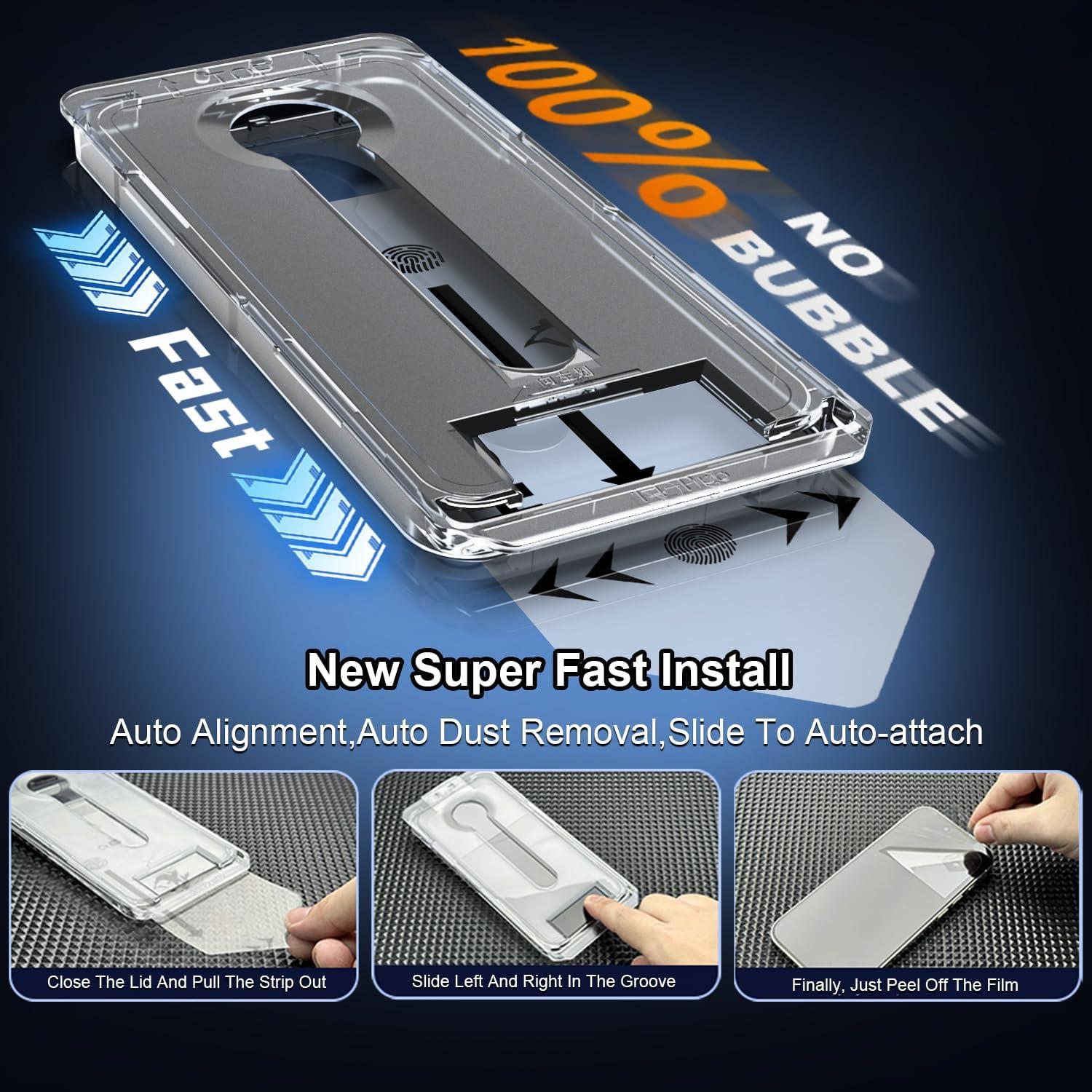 Protector de Pantalla OneFish Privacidad para iPhone 16 9H