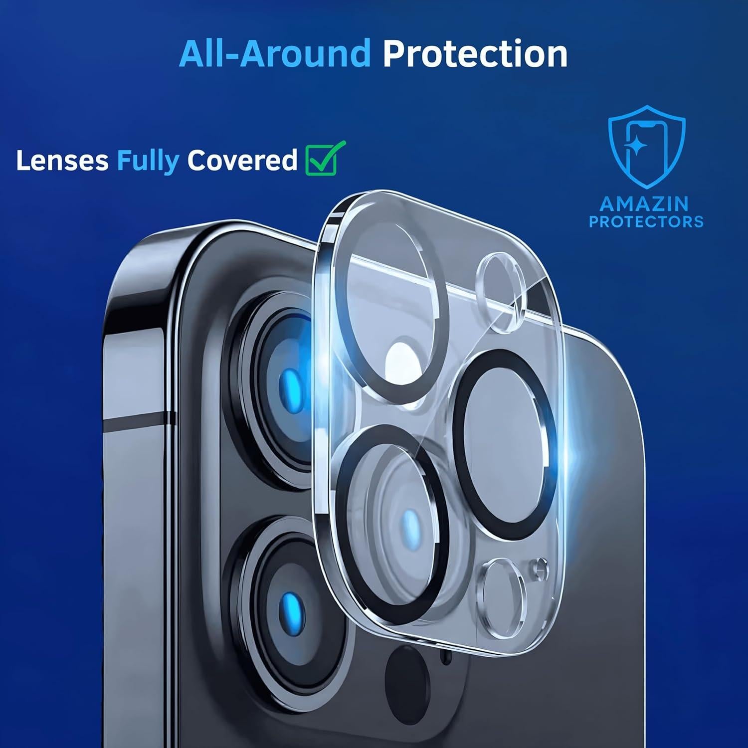 Kit de Cuidado 7en1 para iPhone 12 - 3 Protectores Vidrio + Funda