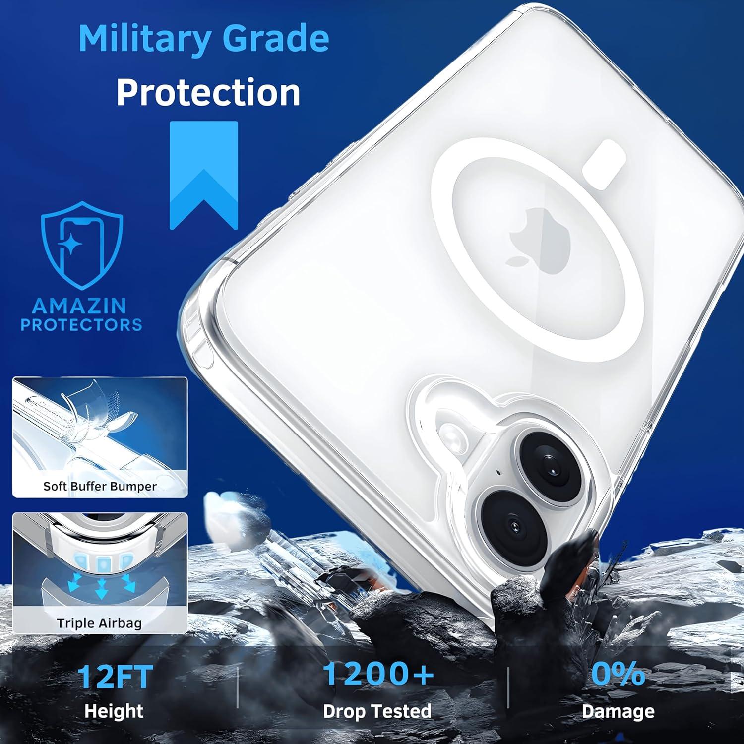 Kit de Cuidado 7en1 para iPhone 12 - 3 Protectores Vidrio + Funda