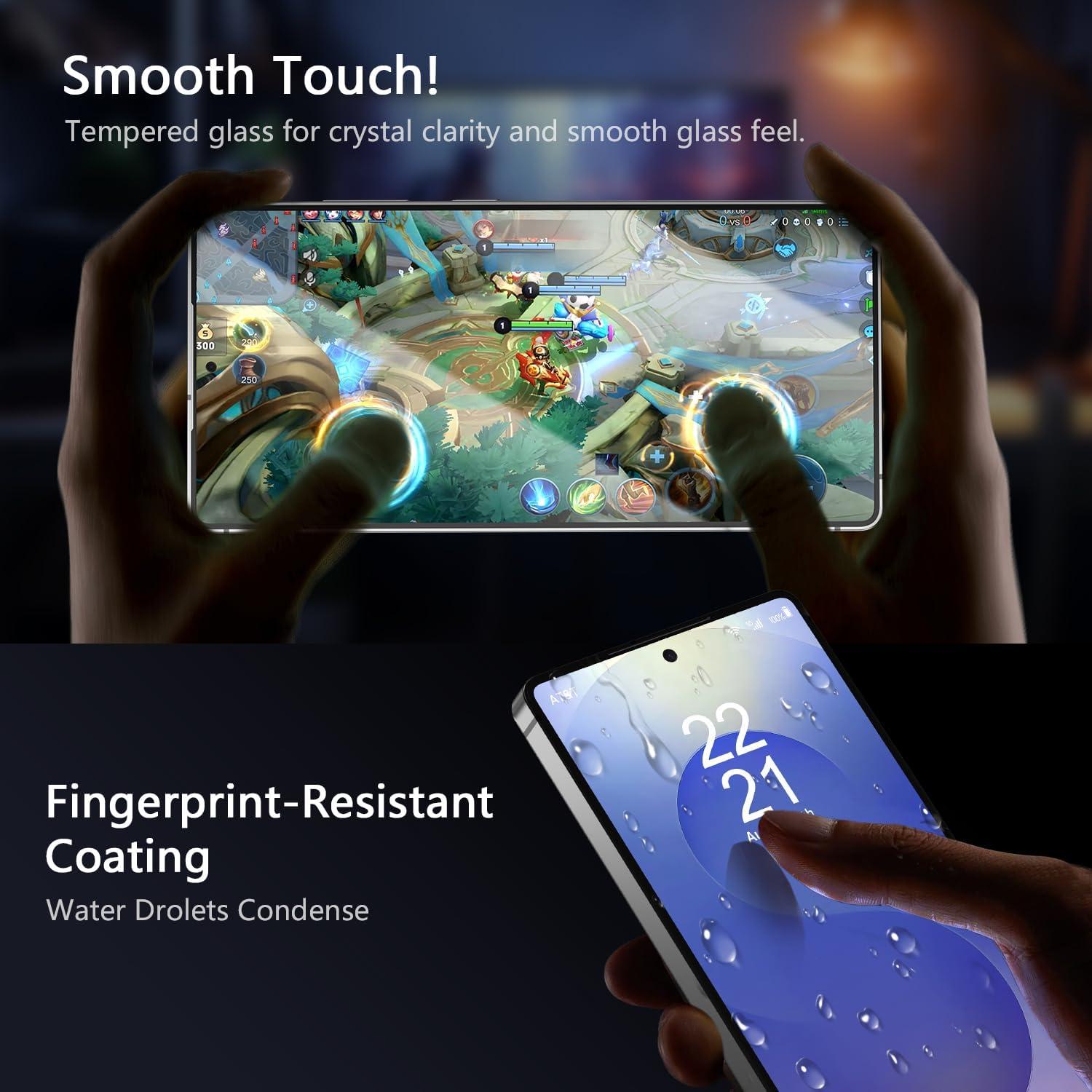 Protector de Pantalla X-it para Samsung Galaxy S25 Plus - 2 Paquetes, Vidrio Templado 9H, Instalación Sin Burbujas