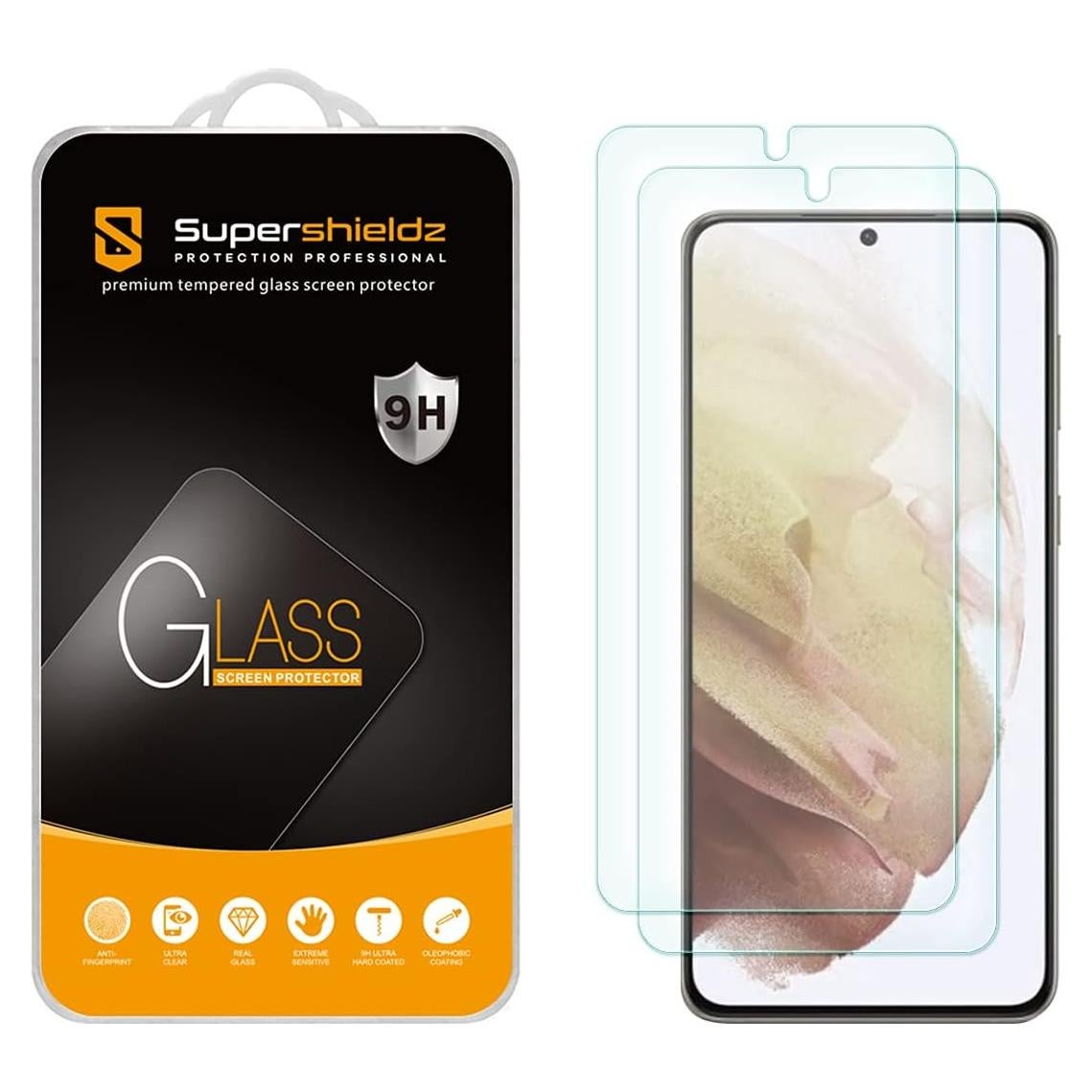 Protector de Pantalla Vidrio Templado Supershieldz para Samsung Galaxy S21 FE 5G - 2 Unidades