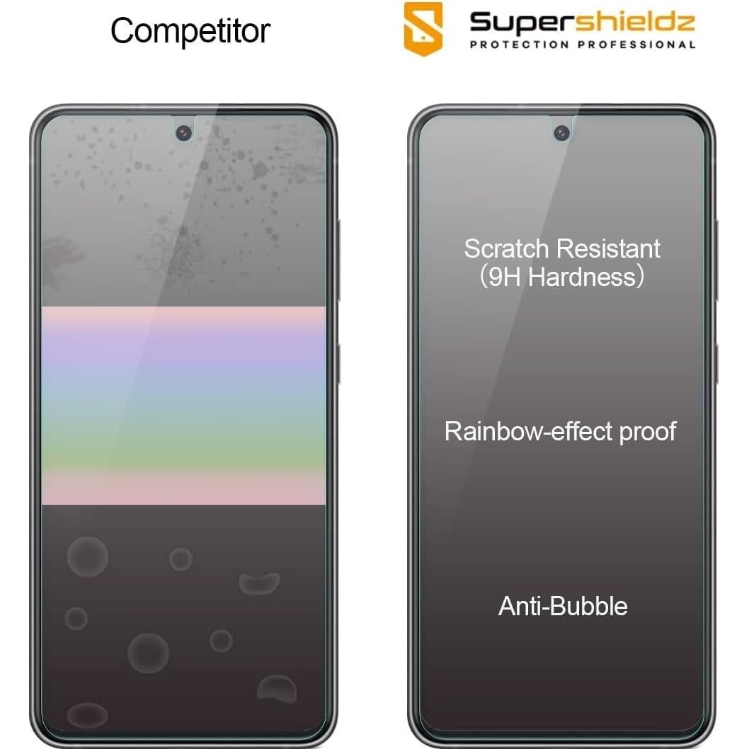 Protector de Pantalla Vidrio Templado Supershieldz para Samsung Galaxy S21 FE 5G - 2 Unidades