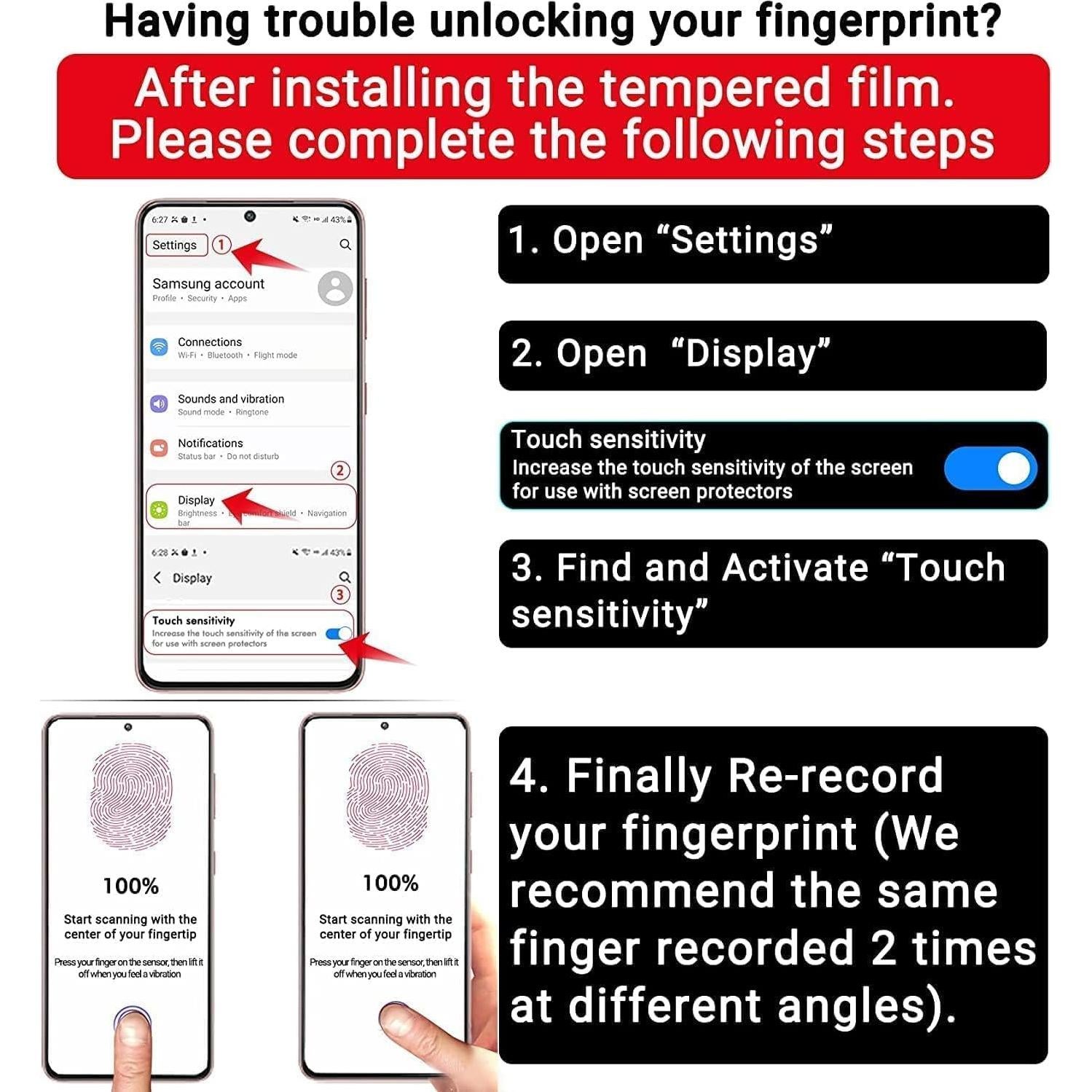 Protector de Pantalla y Lente Milomdoi para Samsung Galaxy S22 5G