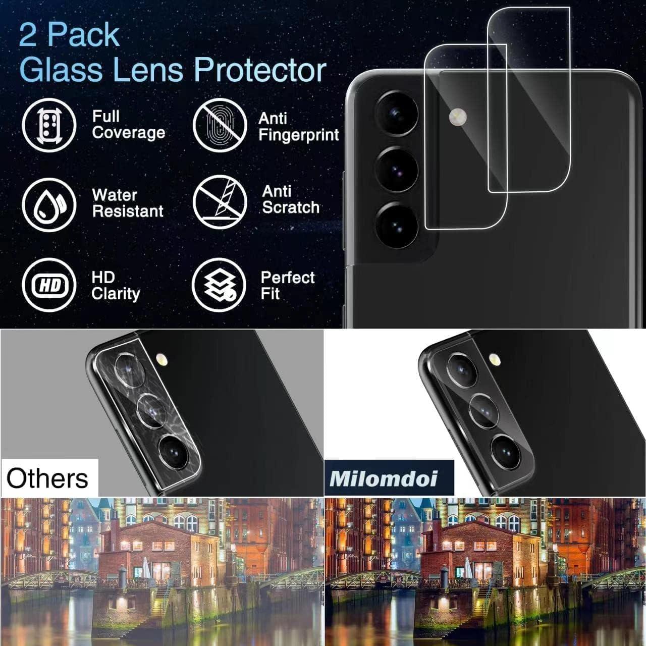 Protector de Pantalla y Lente Milomdoi para Samsung Galaxy S22 5G