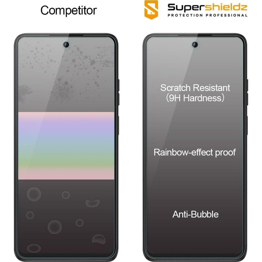 Protector de Pantalla Vidrio Templado Supershieldz para Moto G 5G 2024 - 3 Unidades