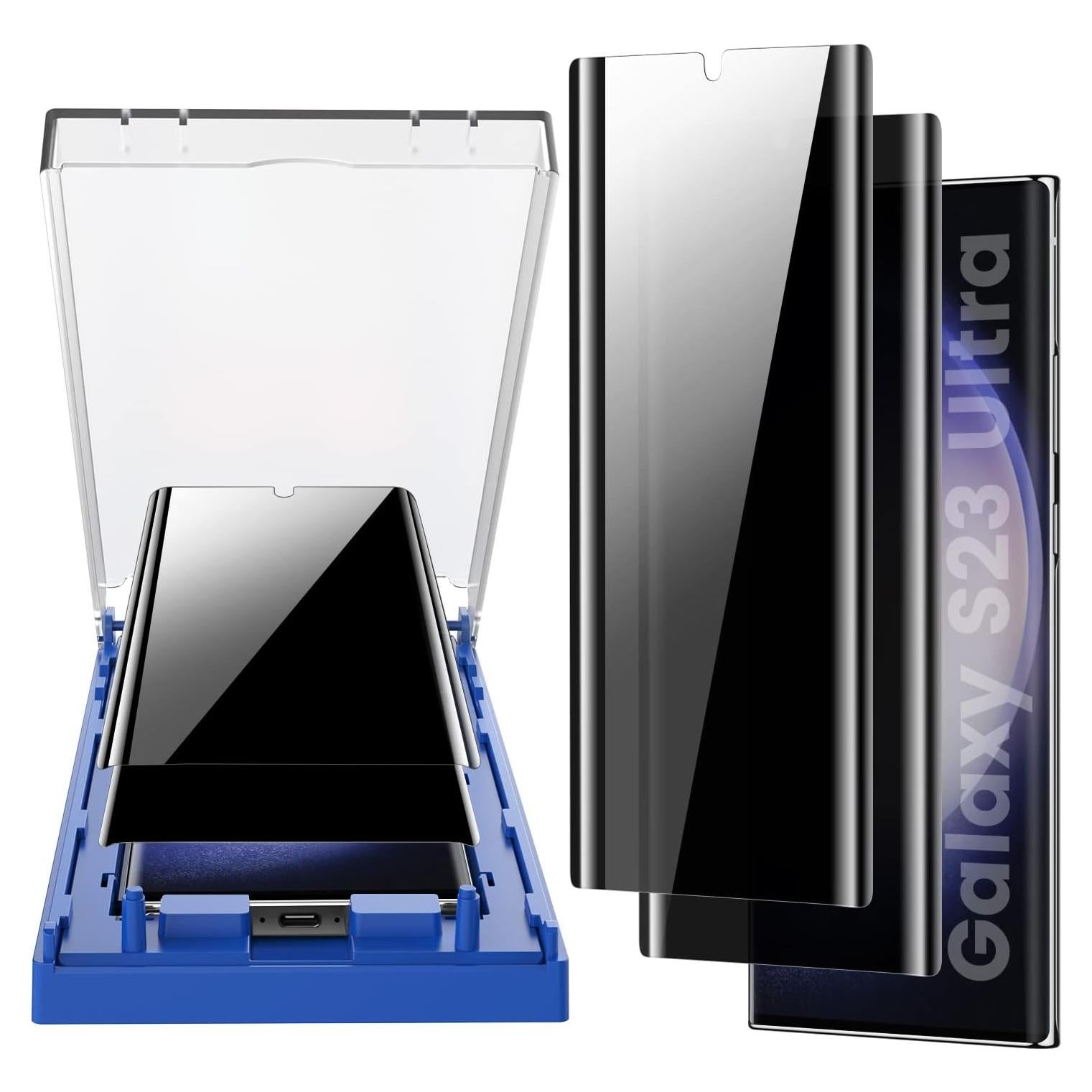 Protector de Pantalla Privado MOHAVE 2 Pack para Galaxy S23 Ultra