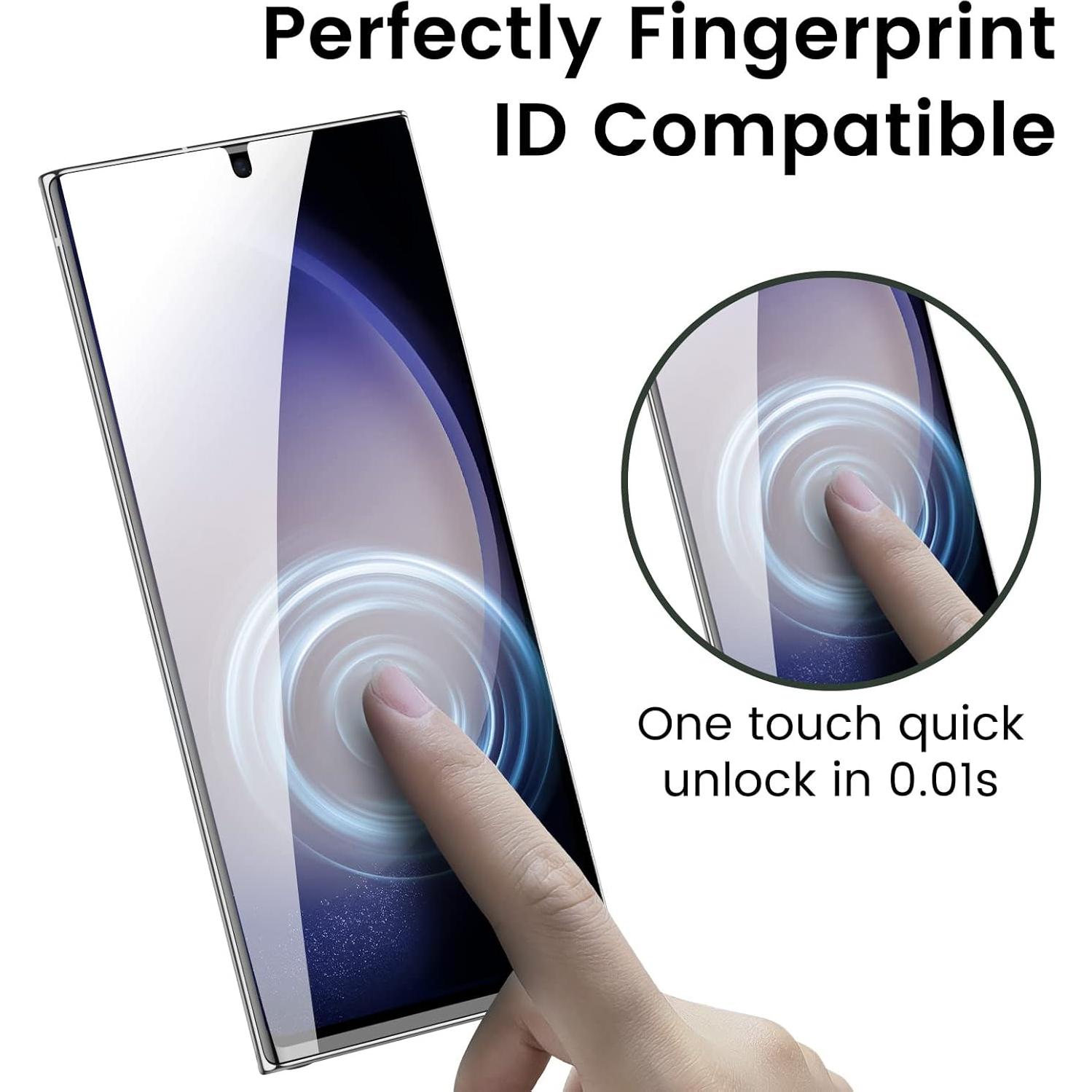 Protector de Pantalla Privado MOHAVE 2 Pack para Galaxy S23 Ultra