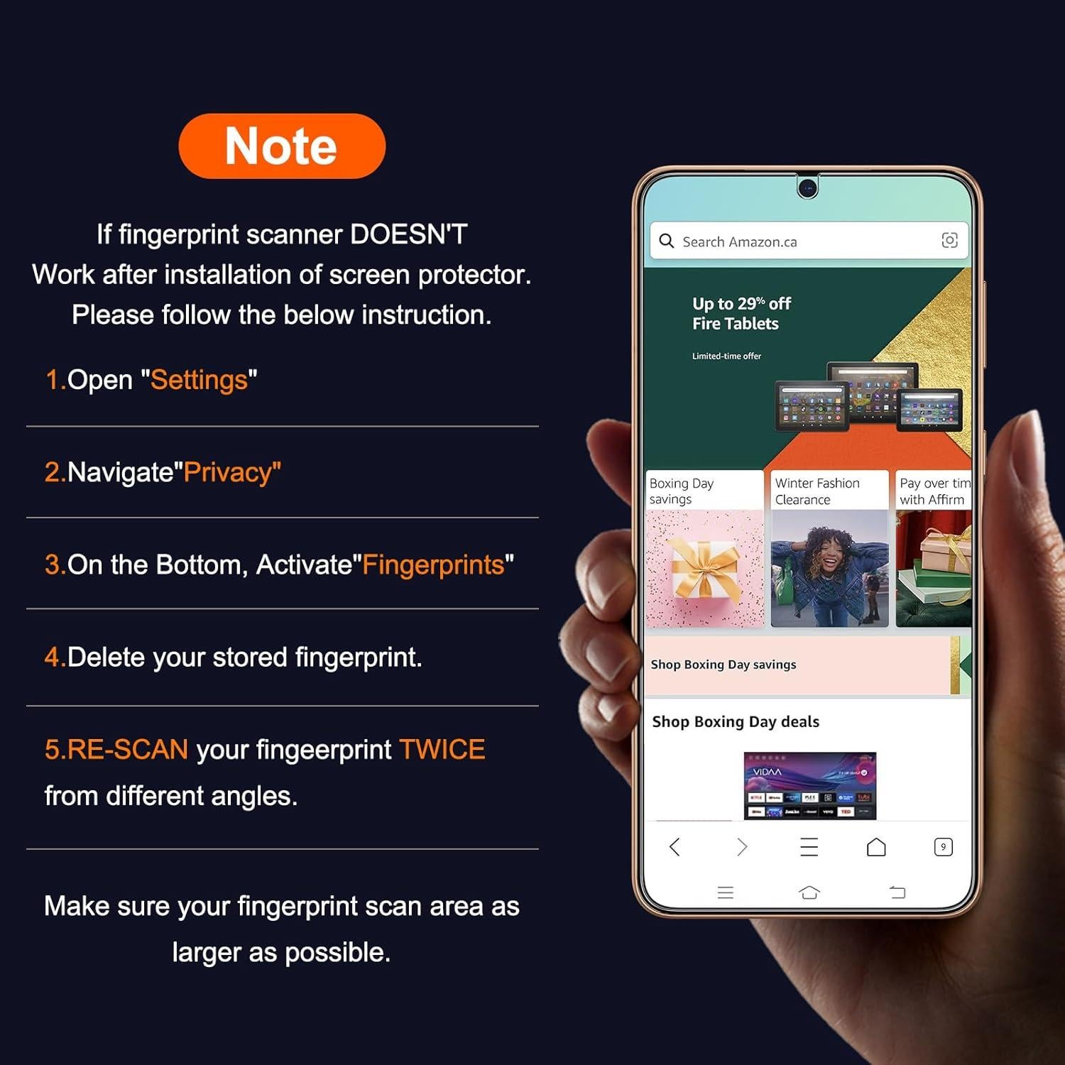 Protector de Pantalla UniqueMe para Samsung Galaxy S21+ 6.7" 9H