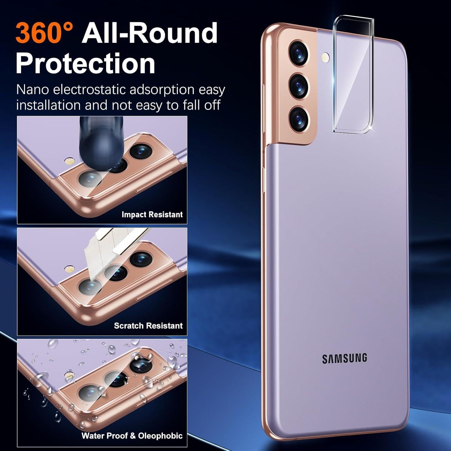 Protector de Pantalla UniqueMe para Samsung Galaxy S21+ 6.7" 9H