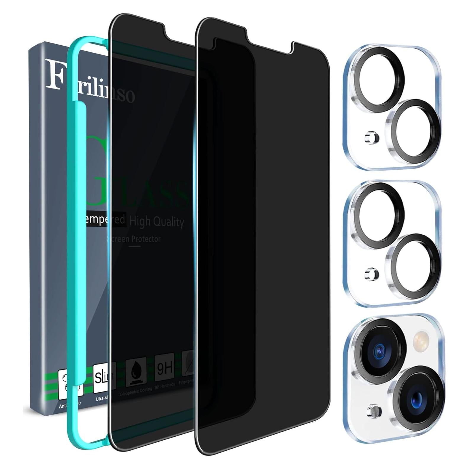 Protector de Pantalla Privada Ferilinso para iPhone 13/14 9H