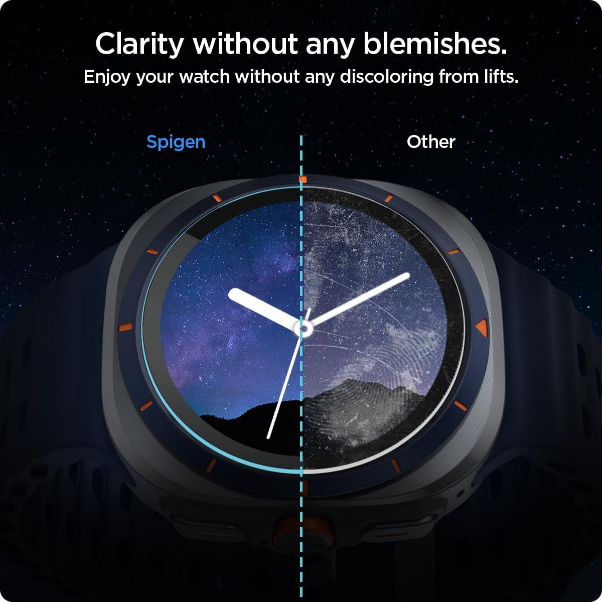 Protector de Pantalla Vidrio Templado Spigen para Galaxy Watch Ultra - 2 Paquete