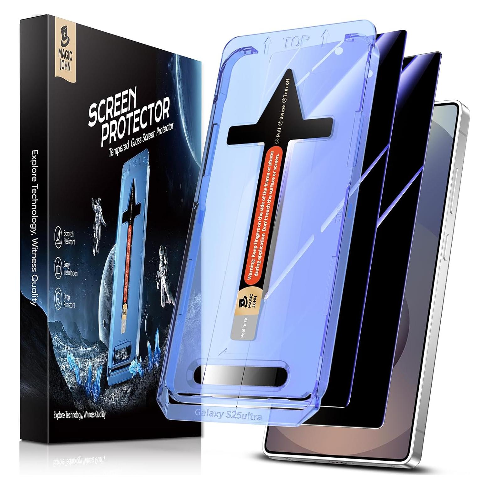 Protector de Pantalla Vidrio Templado Magic John para Samsung Galaxy S25 Ultra