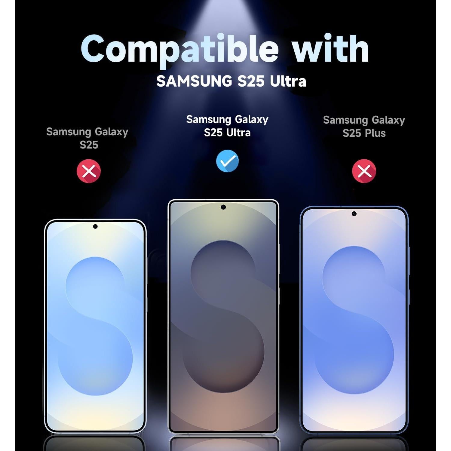 Protector de Pantalla Vidrio Templado Magic John para Samsung Galaxy S25 Ultra