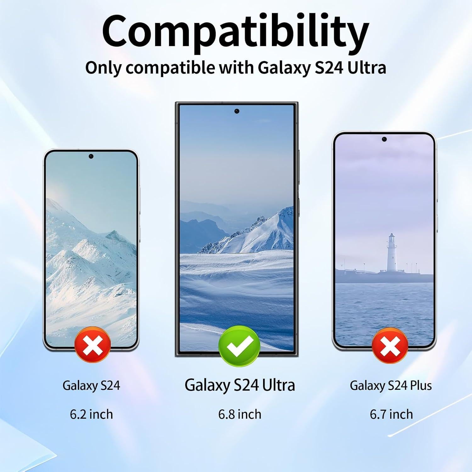 Protector de Pantalla Vidrio Templado BLEUM CADE para Galaxy S24 Ultra