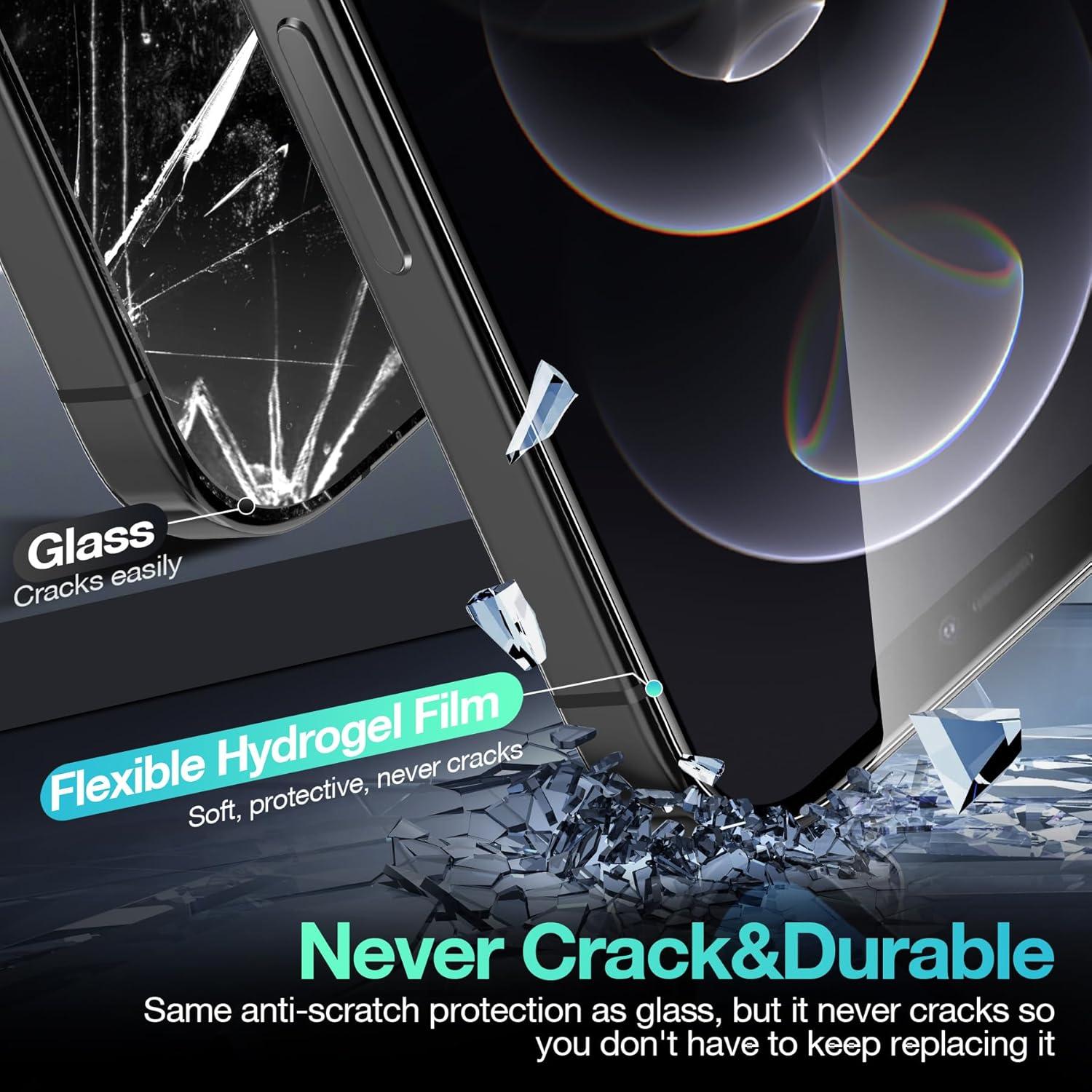 Paquete de 3 Protectores de Pantalla TPU para iPhone 12 Pro Max