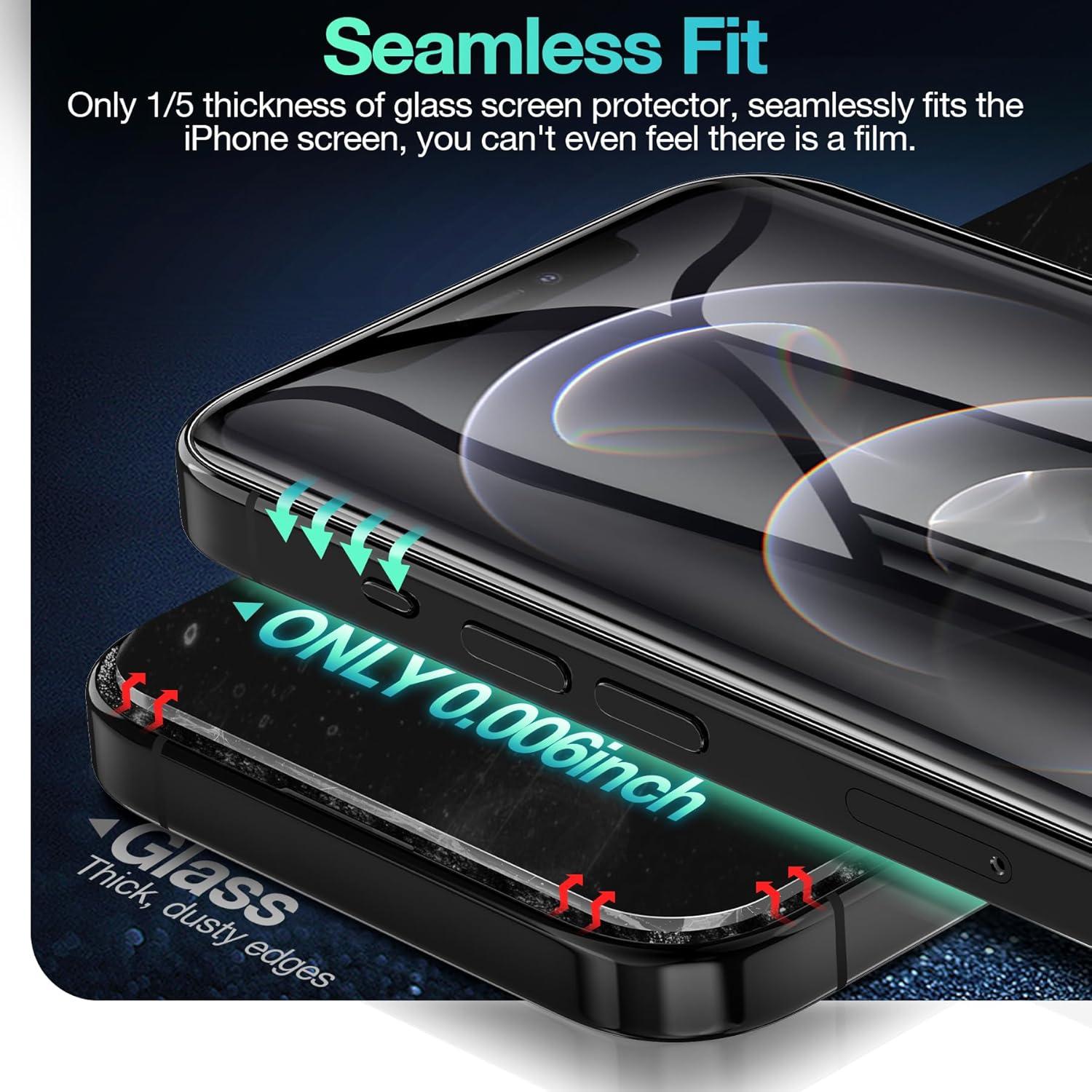 Paquete de 3 Protectores de Pantalla TPU para iPhone 12 Pro Max