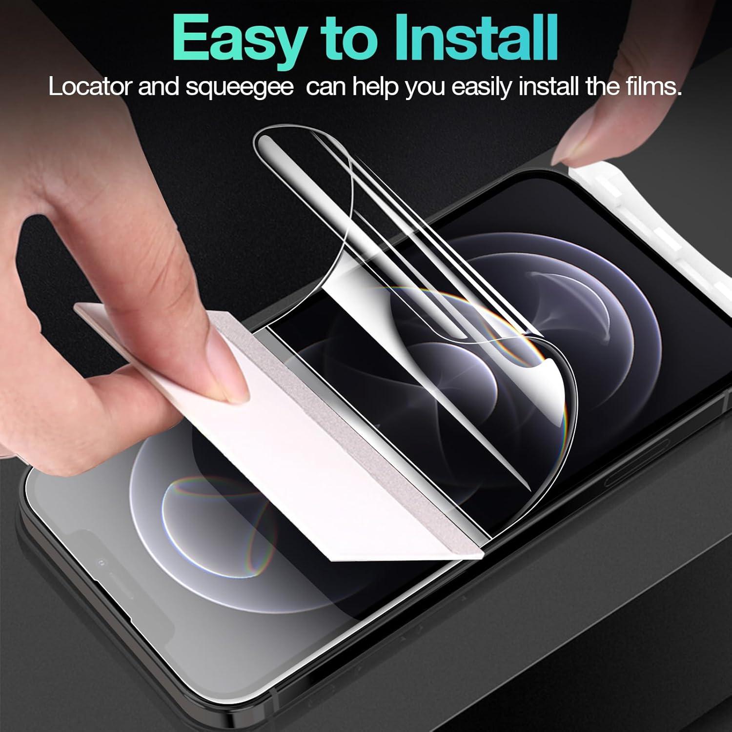 Paquete de 3 Protectores de Pantalla TPU para iPhone 12 Pro Max