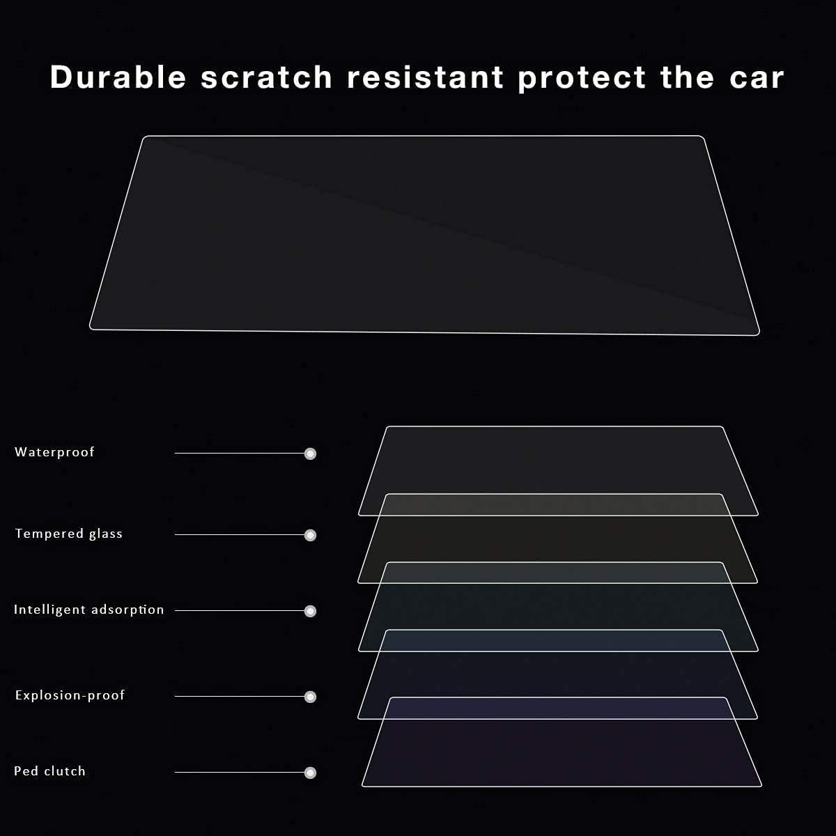 Protector de Pantalla Táctil INTGET 20.32 CM para Subaru 2019-2023